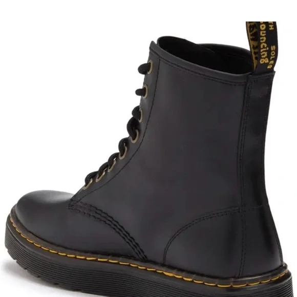 Dr. Martens Zavala Black Lace-Up Boots Women’s 7 EU 38 NEW - Picture 2 of 7
